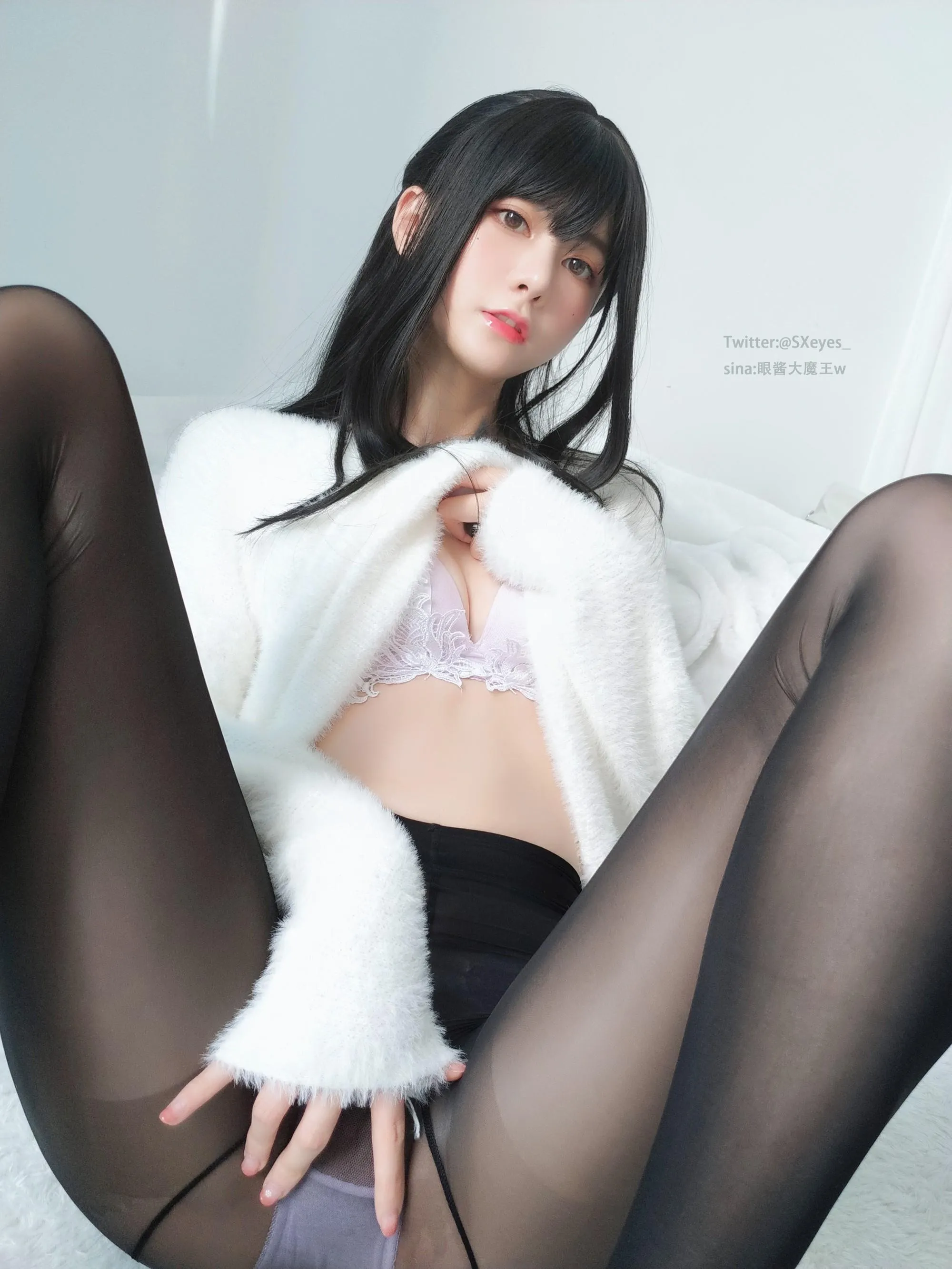 眼酱大魔王w – NO.016 毛衣黑丝 [39P]插图3
